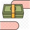 Indemnizacion Compensacion Dinero Icono