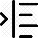 Interface Texte Formatage Retrait Gauche Alignement Alignement Retrait Paragraphe Formatage Gauche Texte Icône