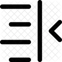 Interface Texte Formatage Retrait Droite Alignement Alignement Retrait Paragraphe Formatage Droite Texte Icône