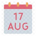 Indepence Day Calendar Dirgahayu Icon