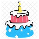 Candle Cake Independence Cake Confectionery Icon