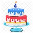 Day Cake Independence Icon