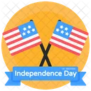 Independence Day Independence Day Banner Flags Icon