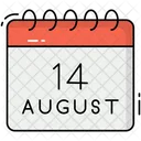 Independence Day Calendar Pakistan Icon