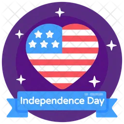 Independence Day Banner  Icon