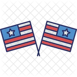 Independence Day Flag  Icon