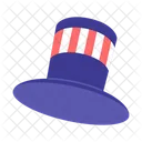 Independence day hat  Icon