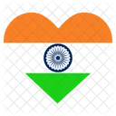 Independence Day Love  Icon