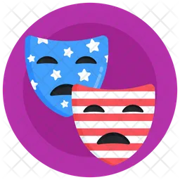 Independence Day Masks  Icon