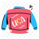 Usa Shirt Independence Shirt Apparel Icon