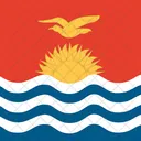 Independent And Sovereign Republic Of Kiribati Flag Country Icon