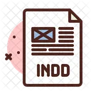 Archivo De Indesign Archivo De Indesign Archivo De Diseno Icono