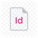 Indesign Adobe Blanco Icon