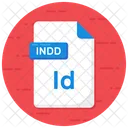 Indesign File Indesign Format Indesign Folder Icône