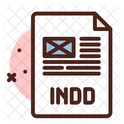 Adobe InDesign icon with random file name asdas.indd | Greeting Card