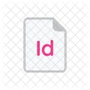 Indesign Adobe White Icon