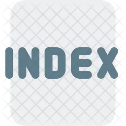 Index File  Icon