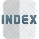 Index File  Icon