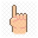 Index Finger Pointing One Icon