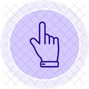 Index Finger Color Circle Icon Icon