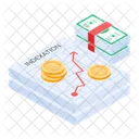 Indexacao Relatorio Financeiro Analise Financeira Ícone