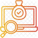 Indexation Ordinateur Portable Loupe Icône