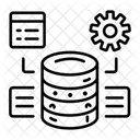 Base De Donnees Dindexation Configuration Integration Icon