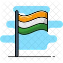 India Flag Landmark Nationality Icon
