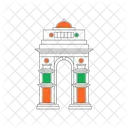 India Gate Delhi Monument Icône