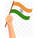 India Hand Holding Nation Symbol Icon
