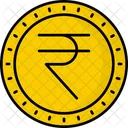 India Rupee Coin Money Icon