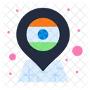 Ubicación india  Icono