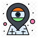 Ubicación india  Icono