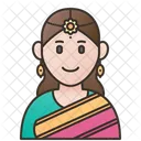 India Woman Icon