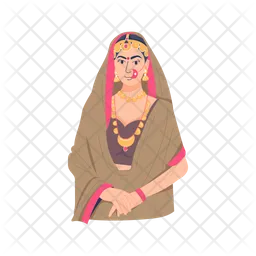 Indian Bride  Icon