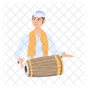 Drum Musician Drummer Indian Drummer Icon