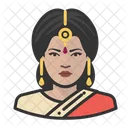 Indian Female  Icon