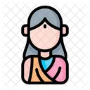 Indian Female  Icon