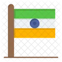 인도 국기 국기 국기 아이콘