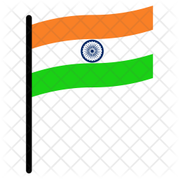 Download Indian Flag Icon of Flat style - Available in SVG, PNG ...