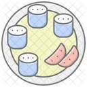 Indian Food Lineal Color Icon 아이콘