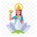 Indian Goddess Goddess Mythology Hindu Deity Icône