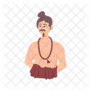 Religious Man Religious Person Indian Guru Icon