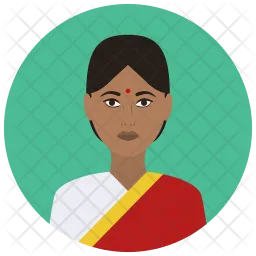 Indian lady  Icon