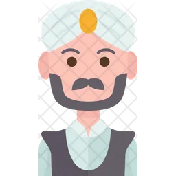 Indian Man  Icon