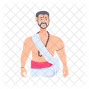 Indian Man Indian Person Indian Citizen Icon