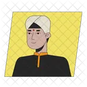 Indian Man Turban Hair Accessory アイコン