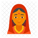 Female Girl Hindu Icon