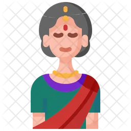 Indian Woman  Icon