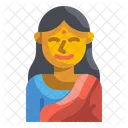 Indian Woman Indian Woman Icon